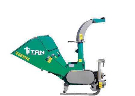 TITAN PTO - 80 mm PTO driven disk wood chipper
